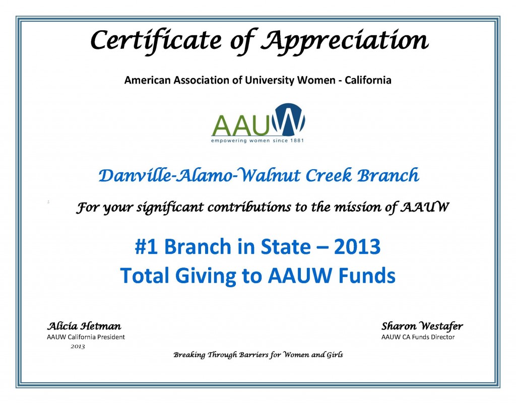 Certificate-of-Appreciation-Danville-Alamo-Walnut-Creek-2013